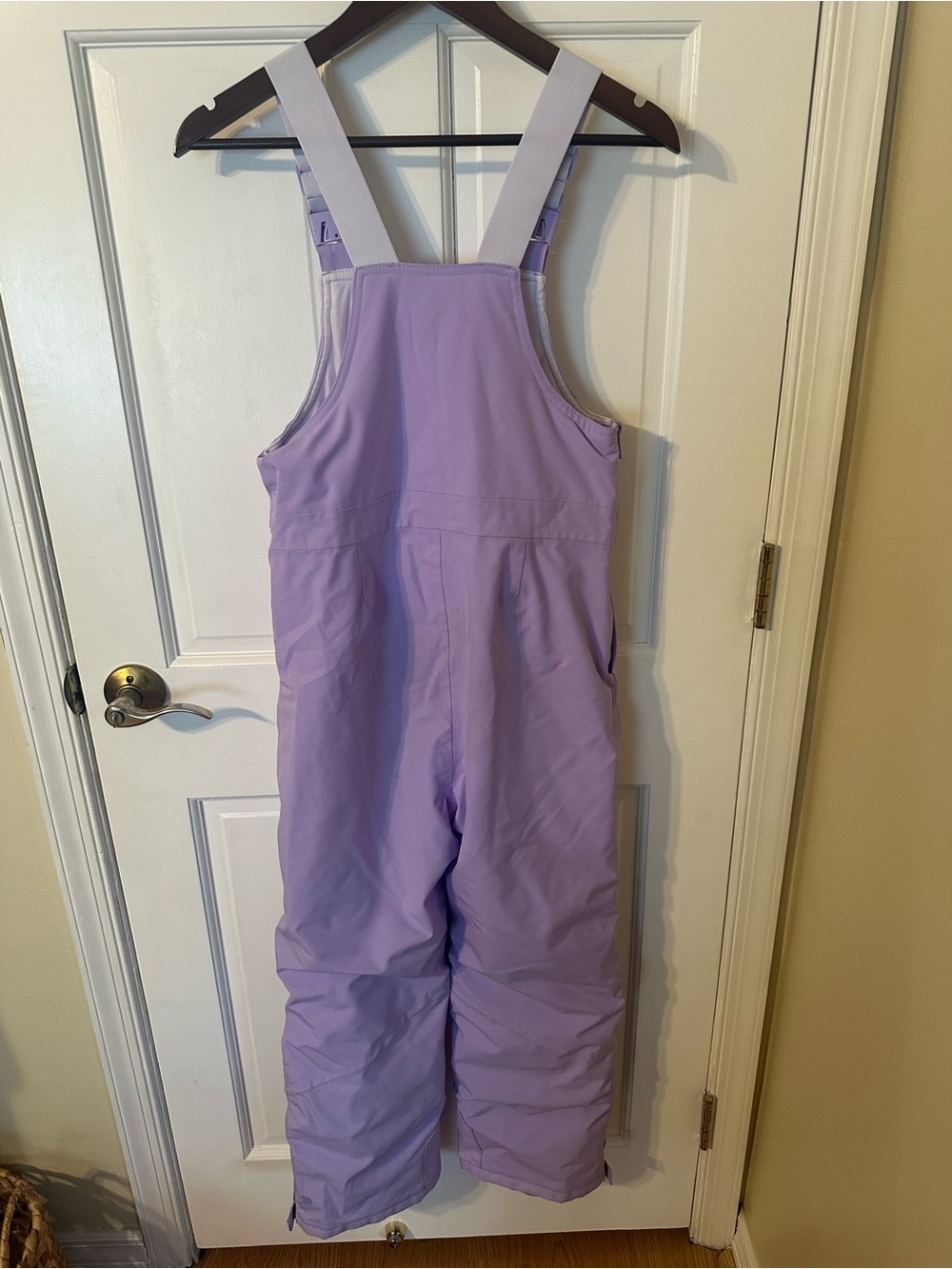Kids Light Purple Snow Bib Overalls